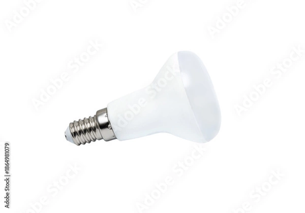 Obraz LED lamp isolated on white background.