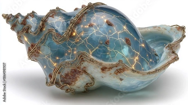 Obraz seashell isolated on white background