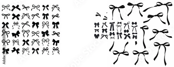 Obraz Vector Illustrations of black...