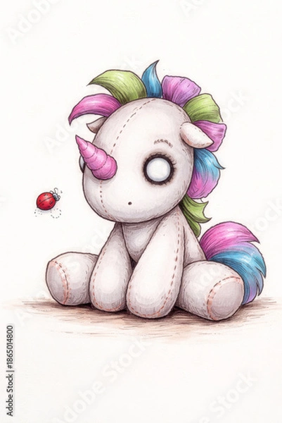 Fototapeta easter bunny toy