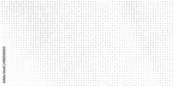 Obraz Stream binary code. Binary code matrix. Background on screen from numbers 0 and 1. Computer matrix. Numbers on screen. Binary code. Graphic data, decryption, algorithm, encryption element.