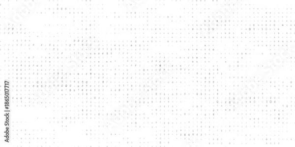 Obraz Stream binary code. Binary code matrix. Background on screen from numbers 0 and 1. Computer matrix. Numbers on screen. Binary code. Graphic data, decryption, algorithm, encryption element.