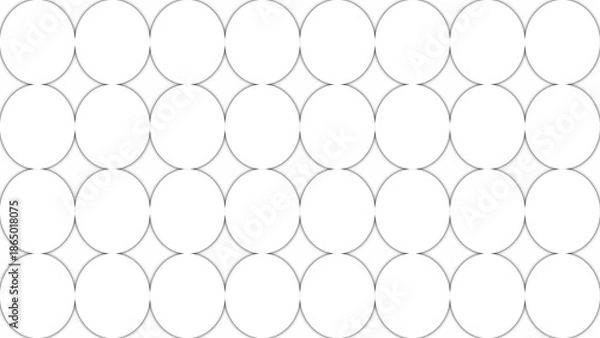 Fototapeta White seamless geometric pattern