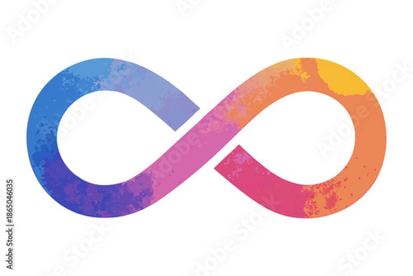 Obraz abstract infinity symbol