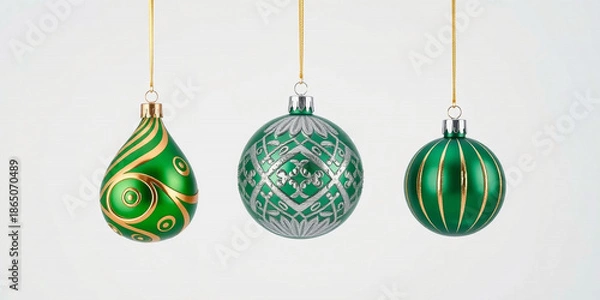 Obraz christmas tree balls
