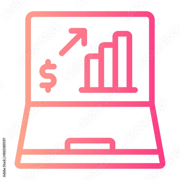 Obraz graphic gradient icon