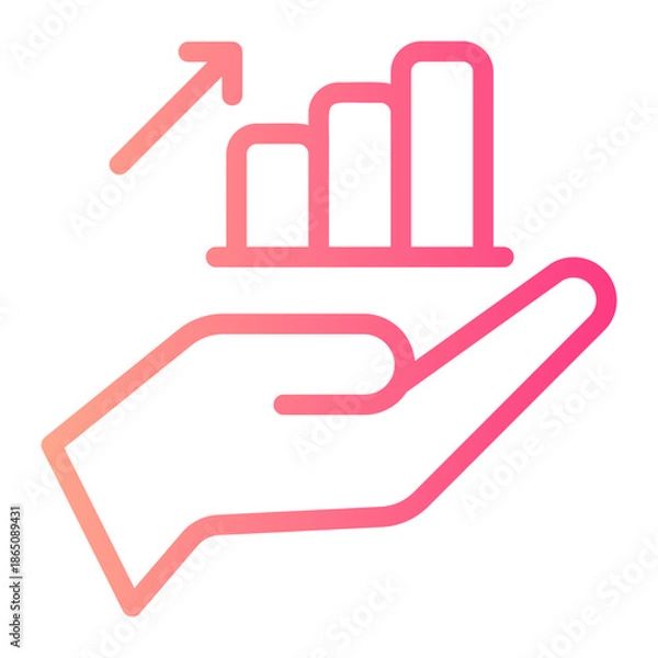 Obraz sales commercial gradient icon