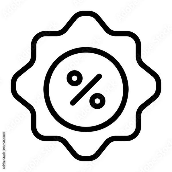 Obraz discount line icon
