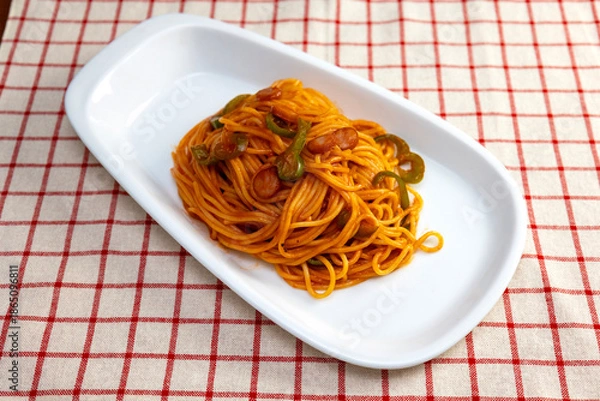 Obraz 家庭で作ったナポリタンスパゲッティ