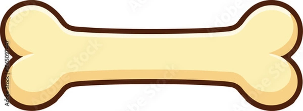 Obraz Cartoon Dog Bone