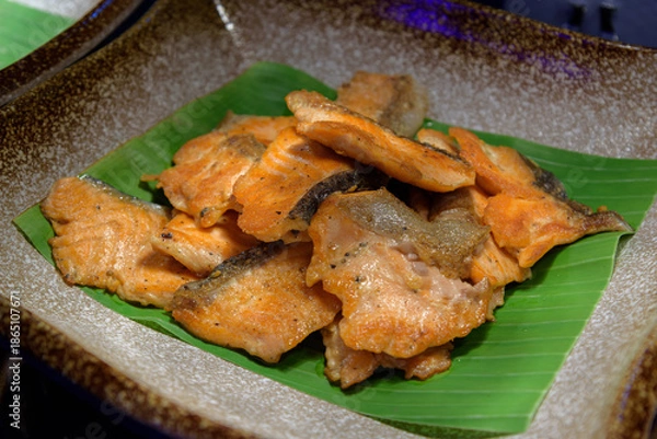 Fototapeta grilled salmon