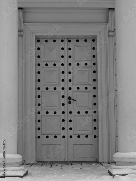 Obraz greek temple door