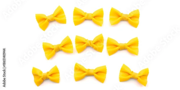 Obraz pasta isolated on white background