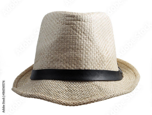 Obraz Classic style hat isolated on a white background