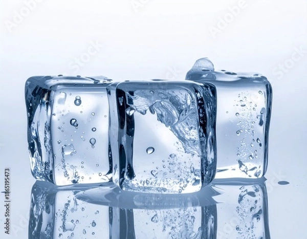 Fototapeta Gelo  em cubo 