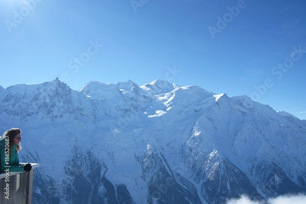 Obraz シャモニーモンブラン