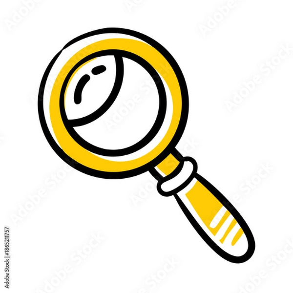 Obraz vector magnifying glass