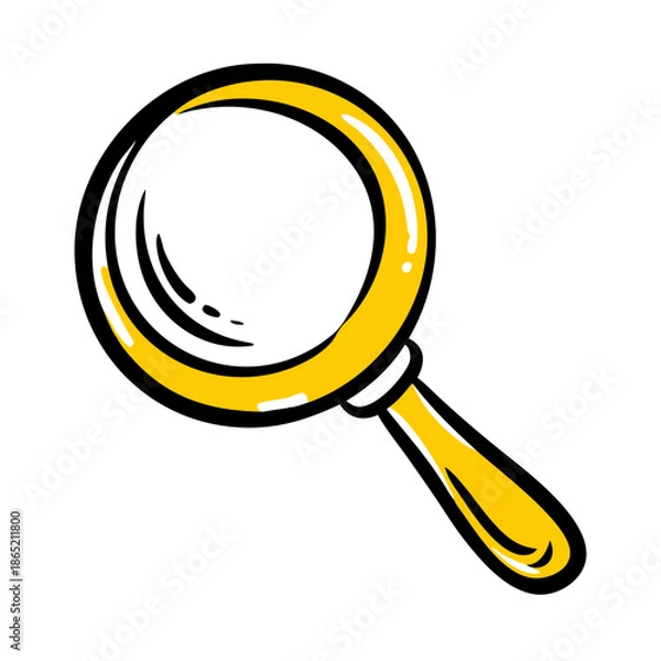 Obraz vector magnifying glass