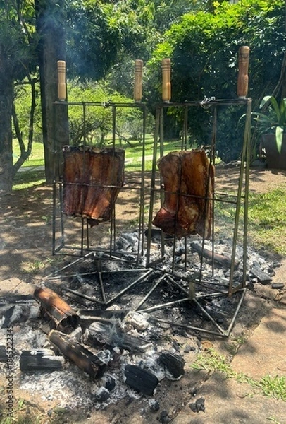 Obraz Fire On The Ground Barbecue