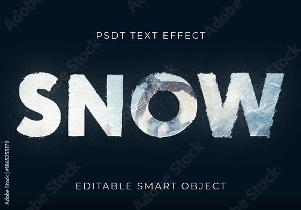 Obraz Double Exposure Photo Text Effect