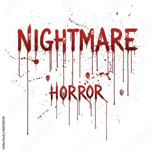 Obraz Text nightmare horror scary

