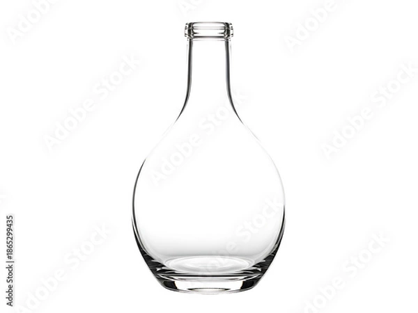 Obraz Clear Page Glass Bottle.