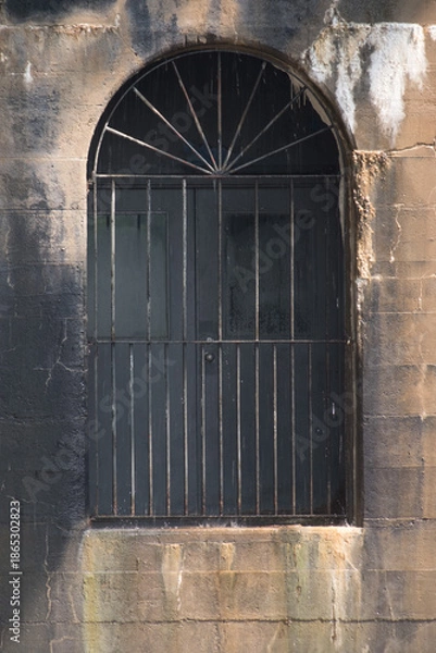 Obraz Old windows with bars