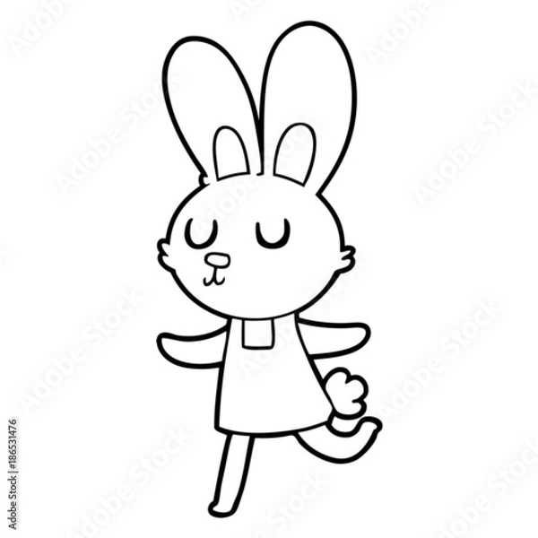 Fototapeta cartoon rabbit