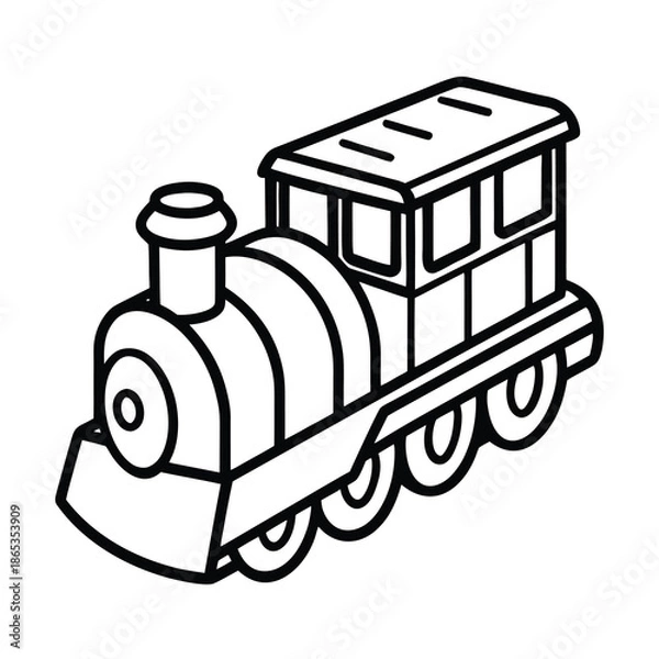 Obraz train toy