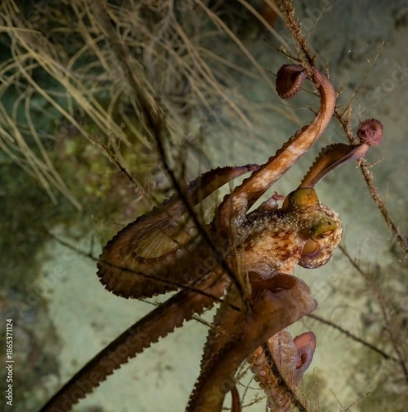 Obraz CARIBBEAN REEF OCTOPUS (Octopus briareus)