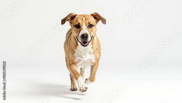 Obraz dog on white background