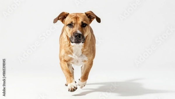 Obraz dog on white background