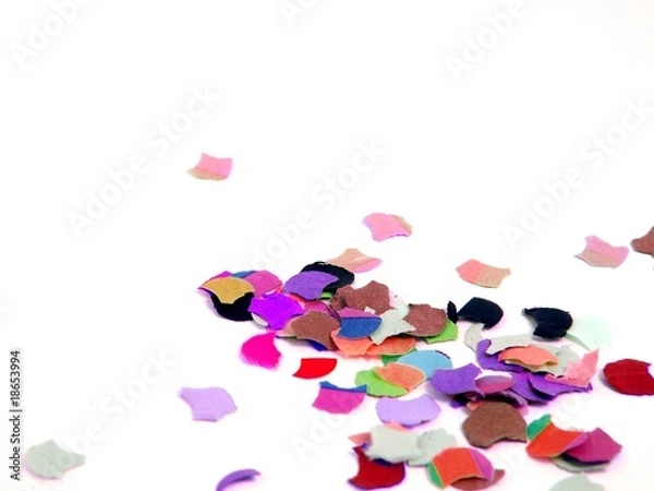 Fototapeta konfetti