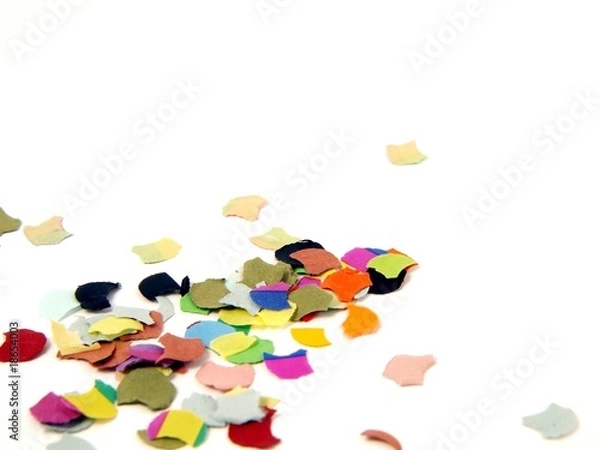 Fototapeta konfetti