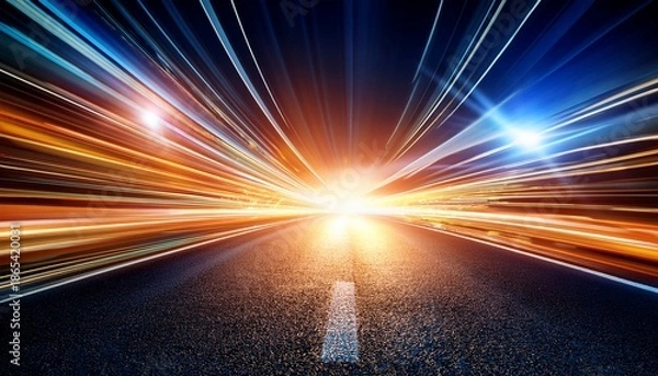 Obraz Surrounding Fast Light Leaks