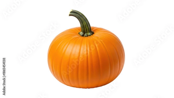 Obraz Orange Pumpkin isolated on transparent background