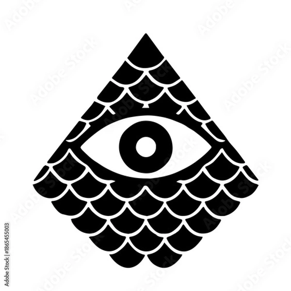 Obraz Geometric Scaled Eye