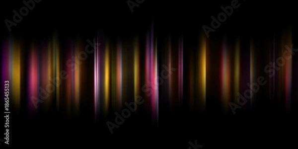 Fototapeta Equalizer wave on black background 
