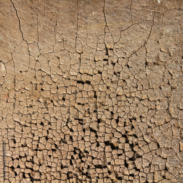 Obraz Abstract background with cracked eroded mineral Surface