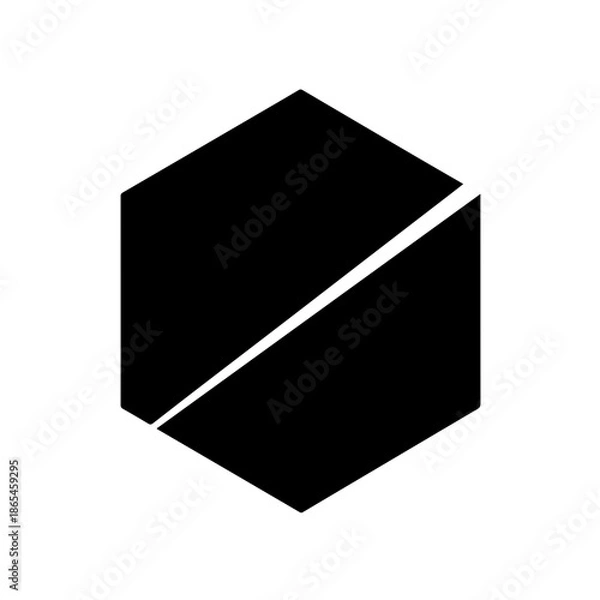 Obraz Minimal Split Hexagon