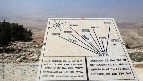 Obraz  Mount Nebo - Jordan