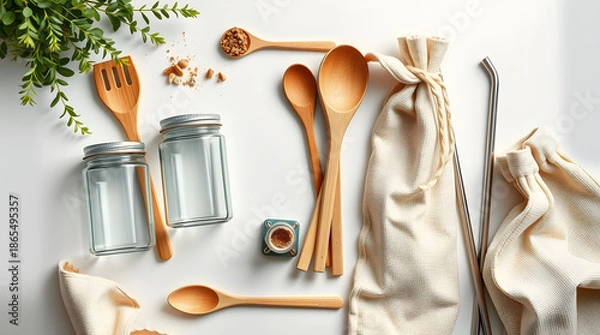 Obraz Zero Waste Kitchen Essentials