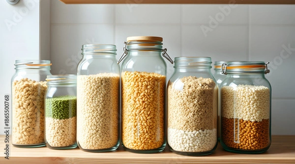 Obraz Plastic-Free Pantry Storage