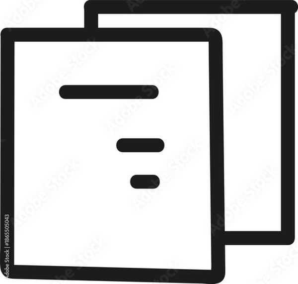 Obraz Document icon graphic design illustration