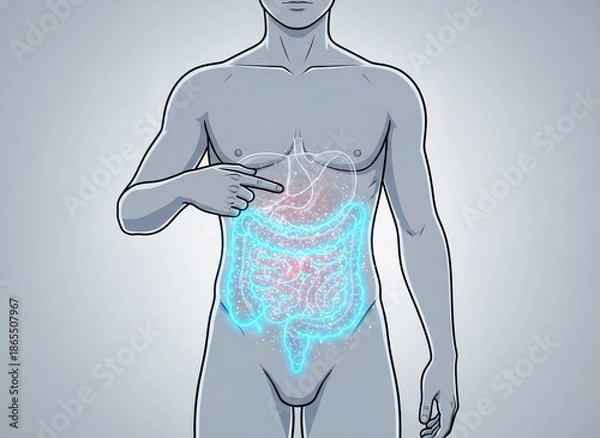 Obraz Digestive Health Visualization
