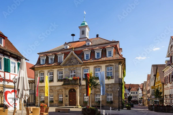 Fototapeta Marktplatz in Brackenheim