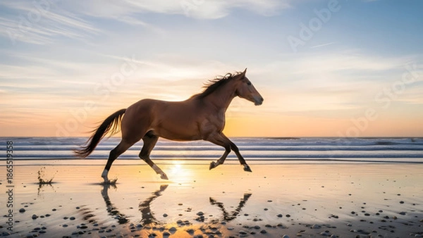 Obraz Horse Chasing the Horizon
