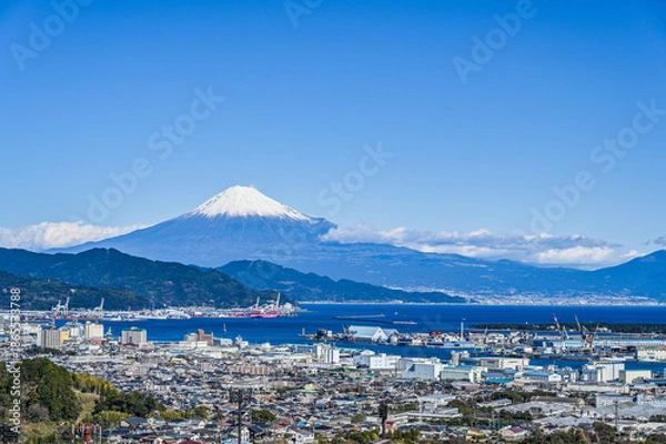 Fototapeta 日本静岡県からの富士山