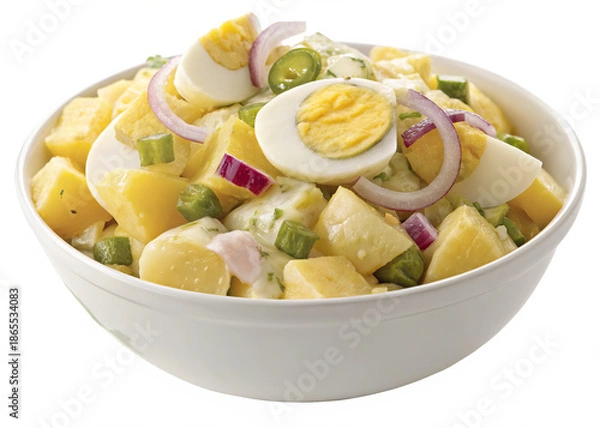 Obraz  potato-salad on a isolated transparent background