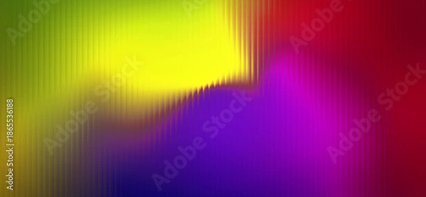 Fototapeta Vibrant Gradient Distortion | Abstract Multicolor Flow with Vertical Texture